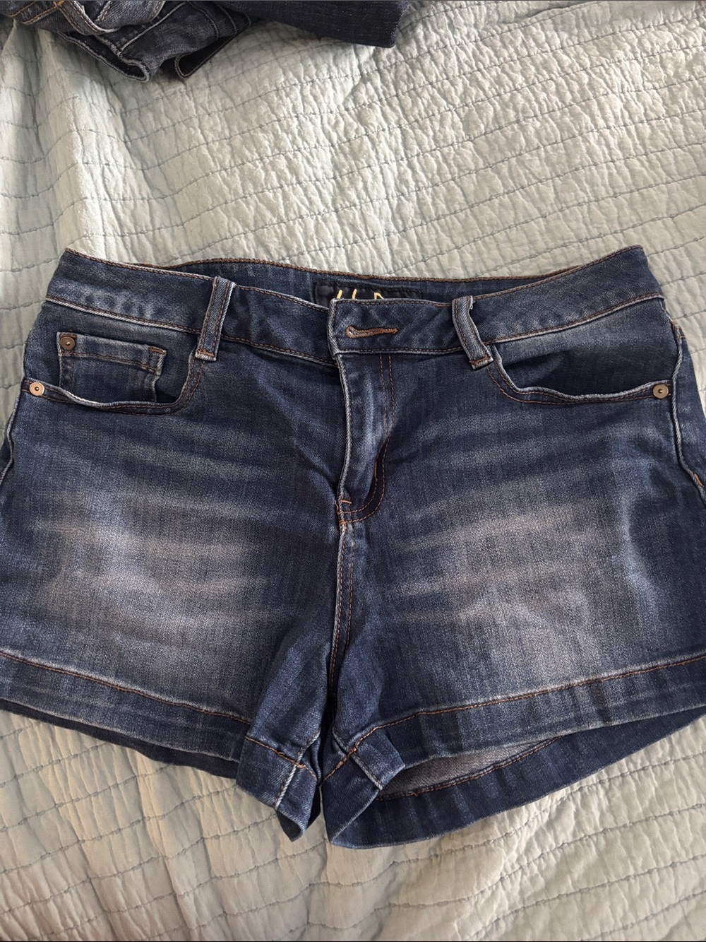 Indigo Rein Dark Wash Denim Shorts